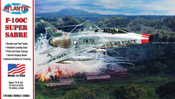  F-100C Super Sabre - Atlantis 236 skala 1/70	