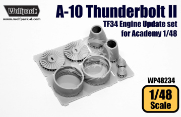 A-10 Thunderbolt II TF34 engine update set - Wolfpack WP48234 skala 1/48