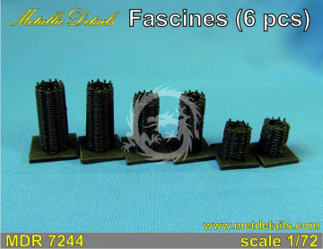 NA ZAMOWIENIE  - Fascines (6 pcs) - Metallic Details MDR7244 skala 1/72