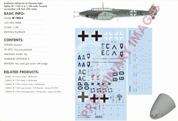 Bf 110G-4 Profipack Eduard 8208 1/48
