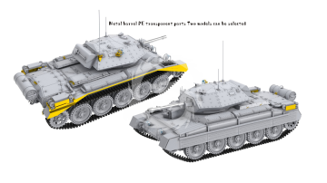 Crusader Mk.III British Cruiser Tank Mk. VI - Border Model BT-012 skala 1/35