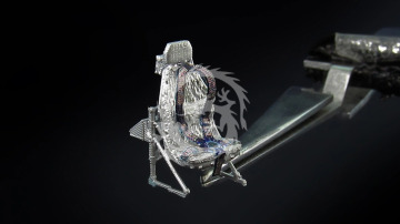 Pilot Seats for UH-60 Black Hawk, SH-60 Seahawk, MH-60 Early Version - Metallic Details MDR72117 skala 1/72 