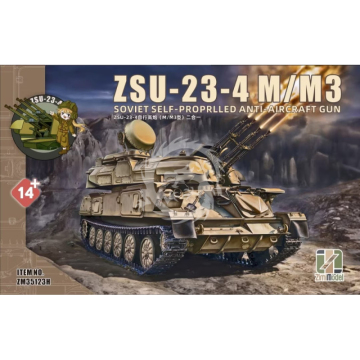 PRZEDSPRZEDAZ - ZSU-23-4 M/M3 Soviet self-propelled anti-aircraft Zimi Model 35123H skala 1/35