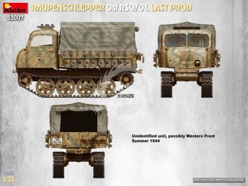 Raupenschlepper Ost RSO/01. Last Prod - MiniArt 53007 skala 1/35