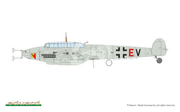 Bf 110F - Eduard 7084 skala 1/72