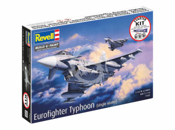 Starter Kit Eurofighter Typhoon (single seater) - Revell 74282 skala 1/144 