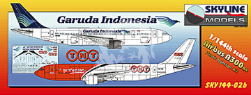 Airbus A300 - Garuda Indonesia lub TNT  - Skyline SKY144-02b skala 1/144