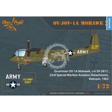 Model plastikowy OV/JOV-1A Mohawk Clear Prop! CP72016 1/72