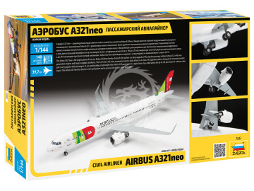 Airbus A-321 NEO Zvezda 7043 skala 1/144