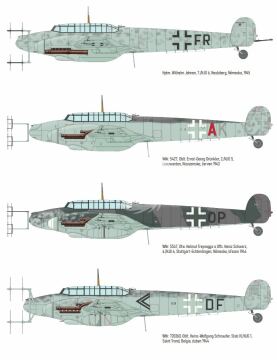 Bf 110G-4 Weekend Eduard 7465 skala 1/72