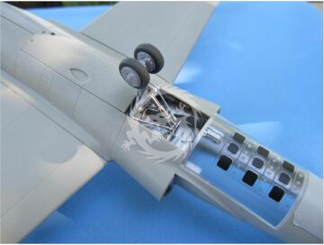 U-2A/C. Landing gears-AFV Club MDR48158 skala 1/48