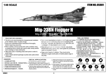 MiG-23BN Flogger H Trumpeter 05801 1/48