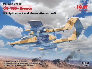 North American OV-10D+ Bronco ICM 48301 skala 1/48