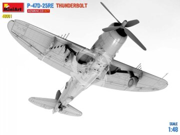 P-47D-25RE Thunderbolt Advanced Kit MiniArt 48001 skala 1/48