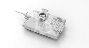 Schwerer kleiner Panzerkampfwagen German heavy tank project 1944 - 2 in 1 Das Werk DW35019 skala 1/35