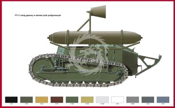 Czołg gazowy FT-17 z fumatorami - RPM 72208 skala 1/72 