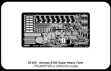 Niemiecki super ciężki czołg E100 - Aber 35225 skala 1/35