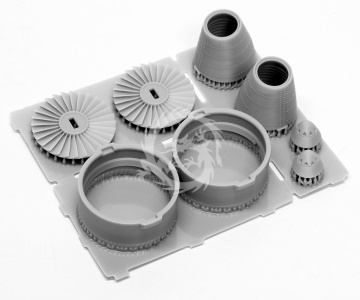 A-10 Thunderbolt II TF34 engine update set - Wolfpack WP48234 skala 1/48