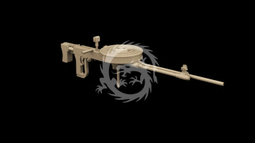 Te-4 Japanese Machine Gun - Metallic Details MDR48287 skala 1/48