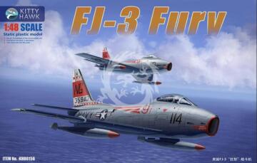 NA ZAMÓWIENIE - FJ-3 Fury Kitty Hawk KH80156 skala 1/48