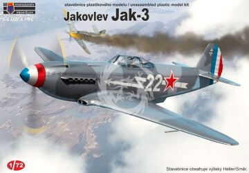 Jakovlev Jak-3 - Kovozávody Prostějov CLK0014 skala 1/72