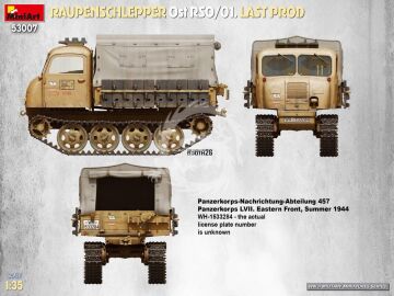 Raupenschlepper Ost RSO/01. Last Prod - MiniArt 53007 skala 1/35