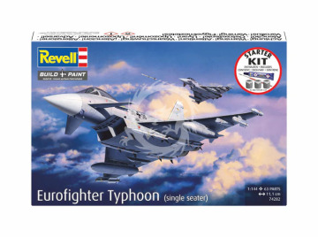 Starter Kit Eurofighter Typhoon (single seater) - Revell 74282 skala 1/144 