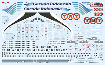 Airbus A300 - Garuda Indonesia lub TNT - Skyline SKY144-02b skala 1/144