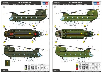 CH-47A Chinook HobbyBoss 81772 skala 1/48