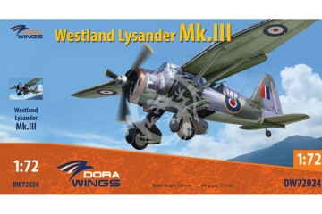Westland Lysander Mk.III, Dora Wings DW72024 skala 1/72
