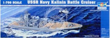 PROMOCYJNA CENA-USSR Navy Kalinin Battle Cruiser Trumpeter 05709 skala 1/700