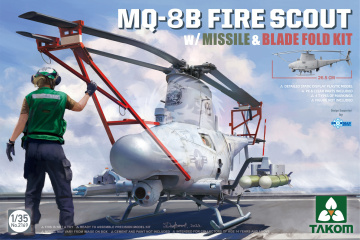 MQ-8B Fire Scout w/missile and blade fold kit Takom  2169 1/35