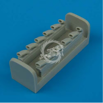 Yokosuka D4Y Suisei (Judy) - Exhaust for Fine Molds Quickboost QB 48 283 skala 1/48