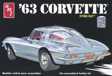 '63 Corvette Sting Ray - AMT  861 skala 1/25