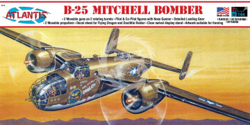 Model plastikowy B-25 Flying Dragon with Swivel Stand - Atlantis 216 skala 1/64