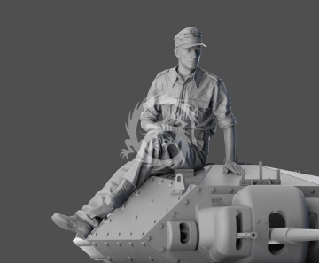 Crusader Mk.II British Cruiser Tank MK.VI & German Pzkpfw.Mk V746(e) - Border Model BT-015 skala 1/35