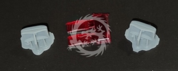 Flashing light  PF-103 2pcs red - Start43 St93r skala 1/24