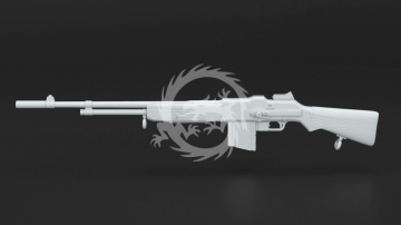 M1918 Browning Automatic Rifle (BAR) – 3D Printed - Metallic Details  MDR3532 skala 1/35