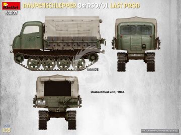Raupenschlepper Ost RSO/01. Last Prod - MiniArt 53007 skala 1/35