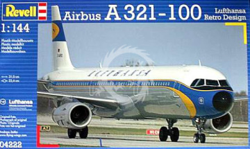 Airbus A321-100 Lufthansa Retro Design Revell 04222 skala 1/144