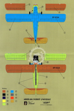 An-2 Kubuś - Vinci 48005 skala 1/48