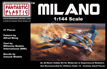 Milano z filmu Strażnicy Galaktyki skala 1/144