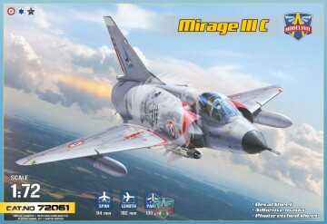 Mirage IIIC all-weather interceptor ModelSvit 72061 skala 1/72