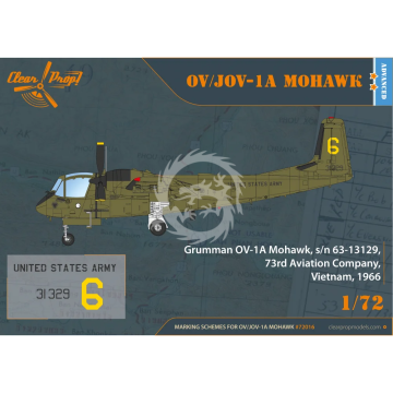 Model plastikowy OV/JOV-1A Mohawk Clear Prop! CP72016 1/72