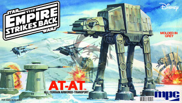 Star Wars The Empire Strikes Back AT-AT All-Terrain Amored-Transport Round2 Models MPC950 skala 1/100