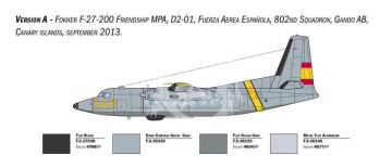 Fokker F-27 Maritime Patrol Italeri 1455 skala 1/72