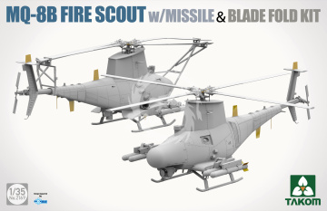 MQ-8B Fire Scout w/missile and blade fold kit Takom  2169 1/35