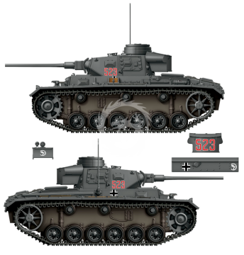 Panzer III Ausf.J 3in1 Das Werk DW16002 skala 1/16