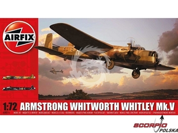 PREORDER-  Armstrong Whitworth Whitley Mk.V Airfix A08016 skala 1/72
