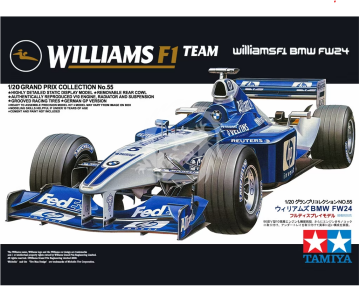2002 Williams F1 BMW FW24 Tamiya 20055 skala 1/20